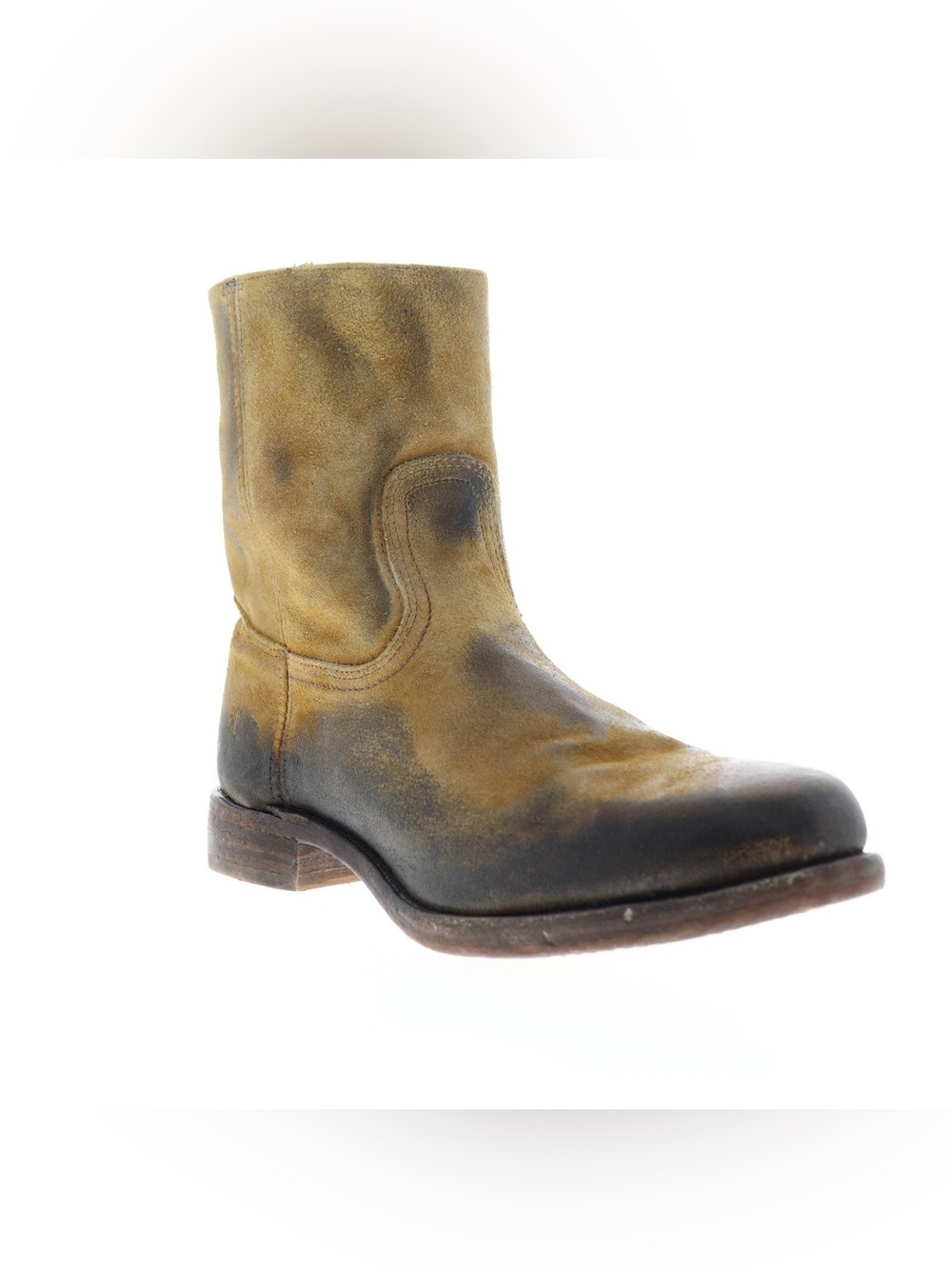 Frye Campus Inside Ziped Men's Rusty brown/ black Leather Mid-Calf Boots size 10